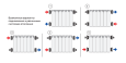 Алюминиевый секционный радиатор отопления Теплоприбор АР1 500 / 10 секций