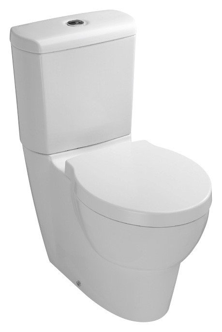 Унитаз напольный Jacob Delafon Ove (68x36,2 см) ,с крышкой-сидeниeм Soft Close 19974W-00
