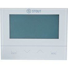 Комнатный регулятор Stout ST-294v2, беспроводной двухпозиционный, белый (STE-0101-029421)
