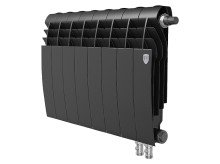 Биметаллический секционный радиатор отопления Royal Thermo Biliner 350 / V Noir Sable / 8 секций