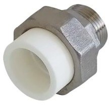 Муфта полипропиленовая Kalde разъемная, 25 x 1 НР