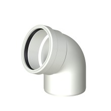 Отвод POLOPLAST POLO-KAL 3S PKSB DN110 67,5 гр.