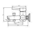 Смеситель для ванны с душем Dorff Logic SS D3010000SS