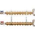 Коллектор Stout распределительный из латуни без расходомеров 1/3/4x10, SMB 0468 000010