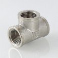 Тройник VALTEC 1 внутренняя, никелированная латунь
