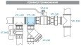 Тройник VALTEC 1/2 наружная резьба, никелированная латунь