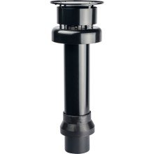 Комплект Stout DN80/100 адаптер вертикальный утепленный, 584 мм, финальный участок