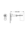Настенный уголок Grohe Rapid SL 3855800М (комплект из 2-х шт)