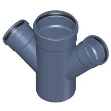 Крестовина POLOPLAST POLO-KAL NG PKDA DN160/110/110 45/180 гр.