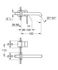 Встраиваемый смеситель Grohe Essence 19408001
