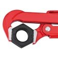 Трубный ключ KNIPEX 4 шведского типа, прям. губки 90 , 130 мм (5 1/8 ), L-750 мм, Cr-V