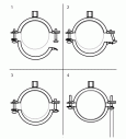 Хомут Walraven BIS KSB2 с вкладышем EPDM, 108-115 мм, M8/10