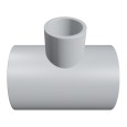 Тройник Thermaflex редукционный для раструбной сварки PB-T50/25/50