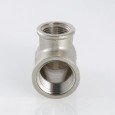 Тройник VALTEC 3/4 х 1/2 х 3/4 внутренняя-наружная резьба, никелированная латунь