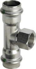 Тройник Viega с внутренней резьбой 28 х Rp 1 х 28 мм, Sanpress Inox, модель 2317.2