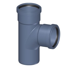 Тройник POLOPLAST POLO-KAL NG PKEA DN90/90 с изогнутым входом ответвления 87,5 гр.