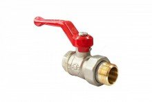 Кран шаровой Valfex VF.225.NLR1.034 латунный OPTIMA для ВОДЫ 3/4 ВР/НР рычаг амер-ка никелированный