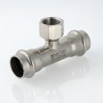 Тройник VALTEC с вн.р. нерж. сталь 35х1/2