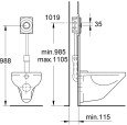 Кнопка смыва Grohe Surf 37063000 хром