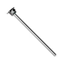 Отвод KAN-therm Push латунный с трубкой 15 мм (L=210 мм) с кронштейном, 14х2