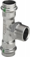 Тройник Viega с наружной резьбой 35 х R 3/4 х 35 мм, Sanpress Inox, модель 2317.1