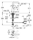 Смеситель для раковины Grohe Essence New 32628001