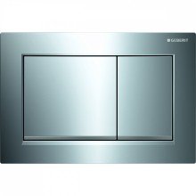 Кнопка смыва Geberit Omega 30 двойной смыв, хром глянц./хром мат. 115.080.KH.1