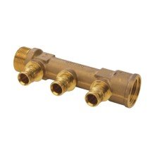 Коллектор Uponor Q E КОЛЛЕКТОР 3/4 НР/ВР, 3X16 Ц/Ц35ММ