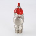 Кран шаровой VALTEC угловой с накидной гайкой и наружной резьбой 3/4 x 3/4