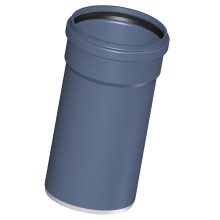 Труба канализационная POLOPLAST POLO-KAL NG с раструбом PKEM DN160 L=250