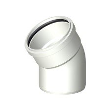 Отвод POLOPLAST POLO-KAL 3S PKSB DN160 30 гр.