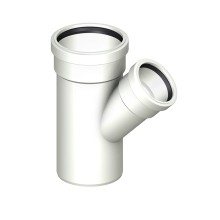Тройник POLOPLAST POLO-KAL 3S PKSA DN110/75 45 гр.