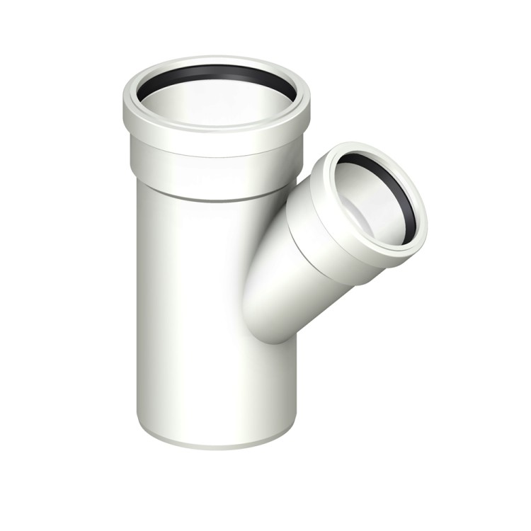 Тройник POLOPLAST POLO-KAL 3S PKSA DN110/75 45 гр.