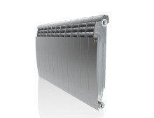 Биметаллический секционный радиатор отопления Royal Thermo Biliner Satin Silver 500 / 12 секций