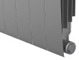 Биметаллический секционный радиатор отопления Royal Thermo Biliner Satin Silver 500 / 12 секций