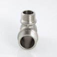 Тройник VALTEC переходной 3/4х1/2х3/4 дюйма наружная резьба, никелированная латунь