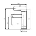 Смеситель для раковины Dorff Logic SS D3002100SS